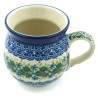 Polish Pottery Bubble Mug - 12 oz - Ivy Trail
