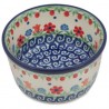 Polish Pottery Bowl - 4" - Flower Garden