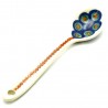Polish Pottery Spoon - 5" - Peacock